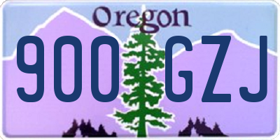 OR license plate 900GZJ