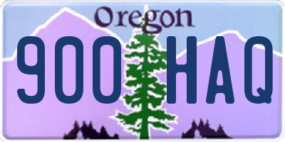 OR license plate 900HAQ