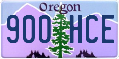 OR license plate 900HCE