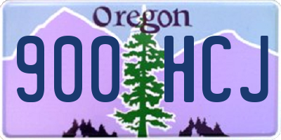 OR license plate 900HCJ