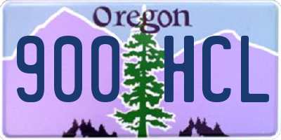 OR license plate 900HCL