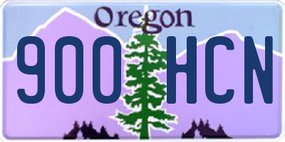 OR license plate 900HCN