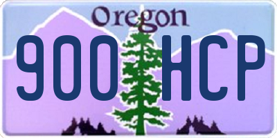 OR license plate 900HCP
