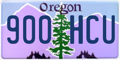 OR license plate 900HCU