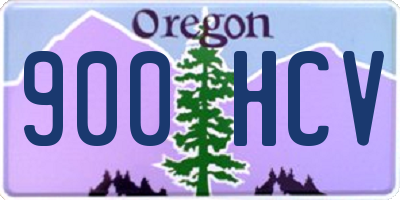 OR license plate 900HCV
