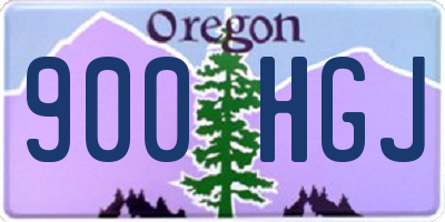 OR license plate 900HGJ