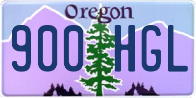 OR license plate 900HGL