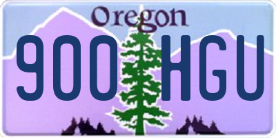 OR license plate 900HGU