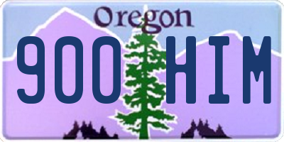 OR license plate 900HIM