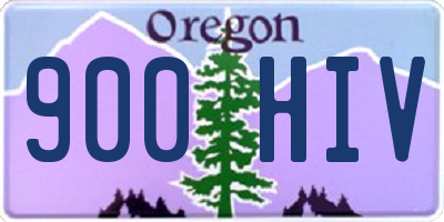OR license plate 900HIV