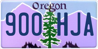 OR license plate 900HJA