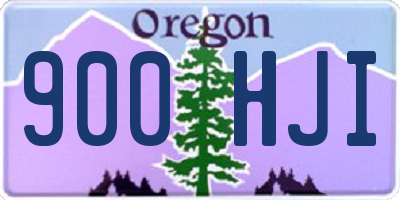 OR license plate 900HJI