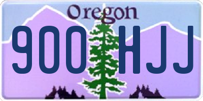 OR license plate 900HJJ
