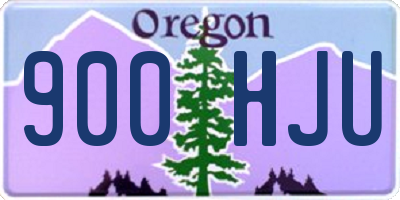OR license plate 900HJU