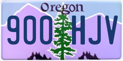 OR license plate 900HJV