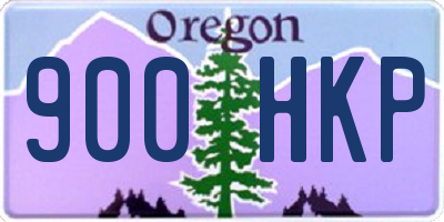 OR license plate 900HKP