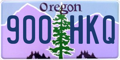 OR license plate 900HKQ