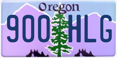 OR license plate 900HLG