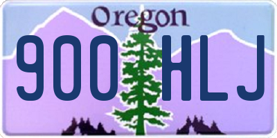 OR license plate 900HLJ