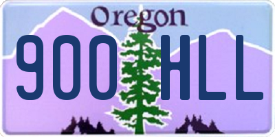 OR license plate 900HLL