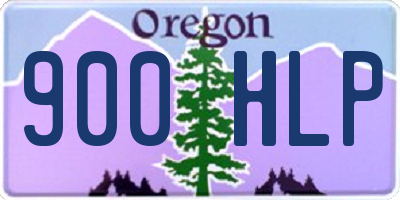 OR license plate 900HLP
