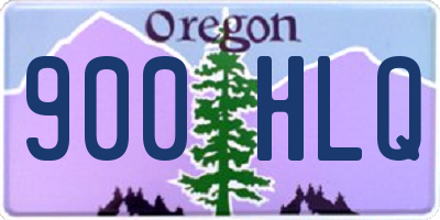 OR license plate 900HLQ