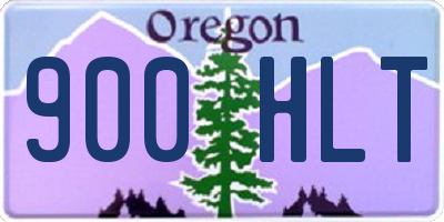 OR license plate 900HLT