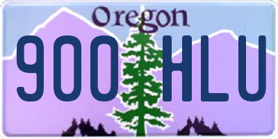 OR license plate 900HLU