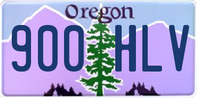 OR license plate 900HLV