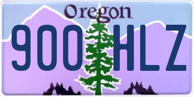 OR license plate 900HLZ