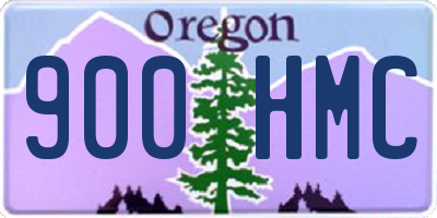 OR license plate 900HMC