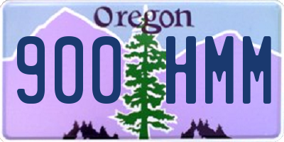 OR license plate 900HMM