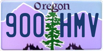 OR license plate 900HMV