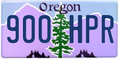 OR license plate 900HPR