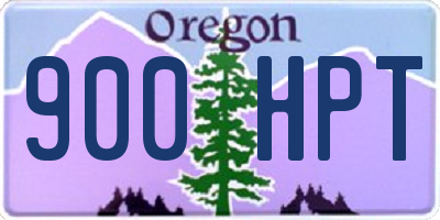 OR license plate 900HPT