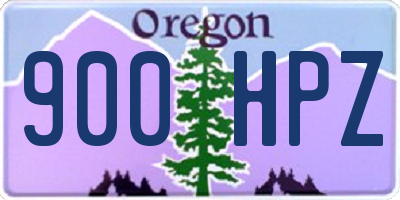 OR license plate 900HPZ