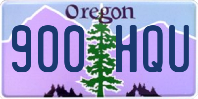 OR license plate 900HQU
