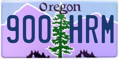 OR license plate 900HRM