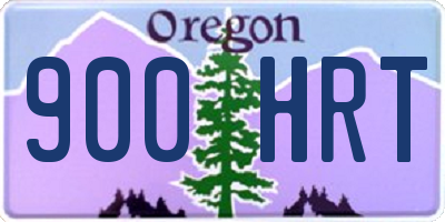 OR license plate 900HRT