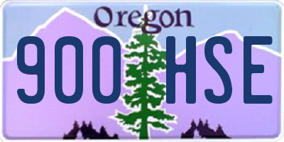 OR license plate 900HSE