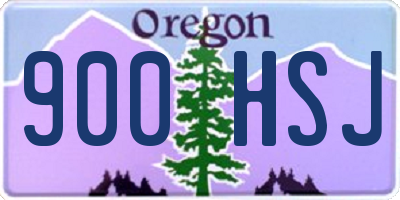 OR license plate 900HSJ