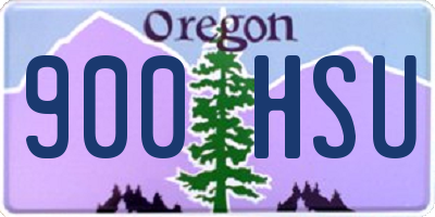 OR license plate 900HSU