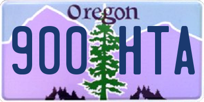 OR license plate 900HTA