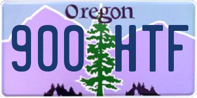 OR license plate 900HTF