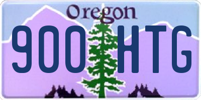 OR license plate 900HTG