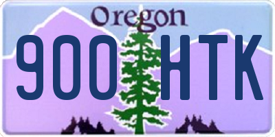OR license plate 900HTK