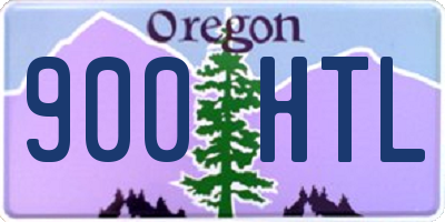 OR license plate 900HTL