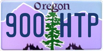OR license plate 900HTP