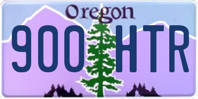 OR license plate 900HTR