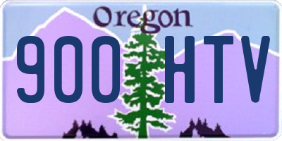 OR license plate 900HTV